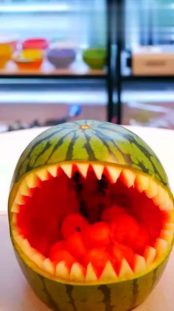 我给你切瓜吃,共享美好时光